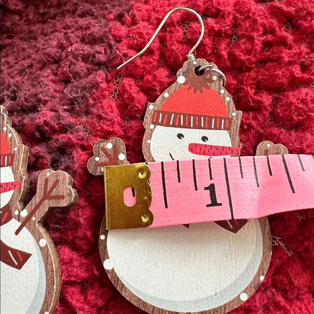 SNOWMAN EARRINGS